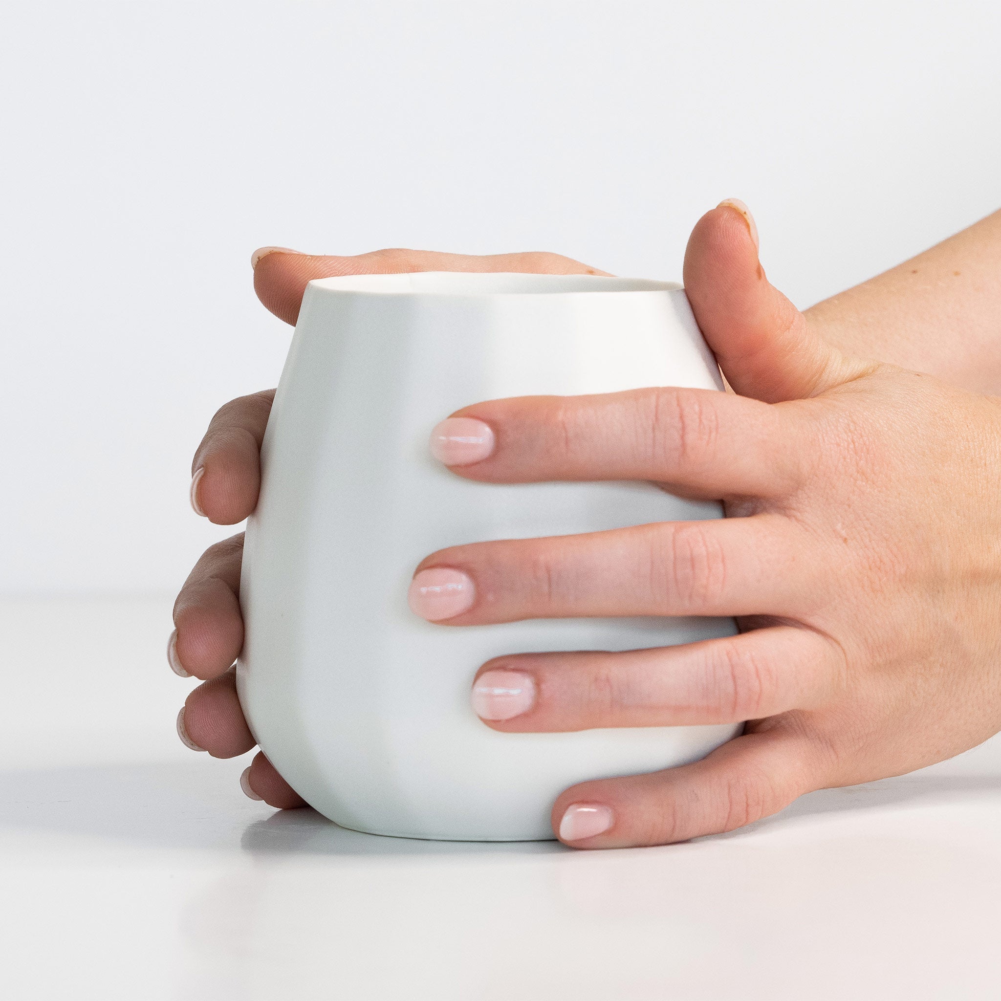 Ceramic Stemless Wine Glass