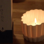 Load image into Gallery viewer, Elysian Fluted Porcelain Candle Holder

