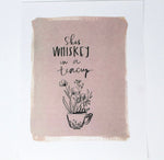Load image into Gallery viewer, She&#39;s Whiskey In A Teacup Art Print! 11x14 Print, Simple Design, Kids Room Art
