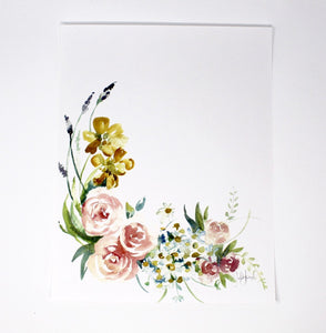 Add The Words Custom Art Print, 11x14 in, Custom Print, Floral Print, Home Decor