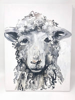 Load image into Gallery viewer, Sheep print! Home decor art print sheep painting 11x14in
