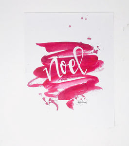 Christmas Collection- Noel, Holiday Art Print, 11x14in, Home Decor