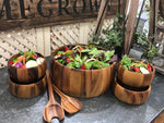 Load image into Gallery viewer, Dragor 7 Piece - Extra Large Salad Bowl with Servers and 4 Individuals
