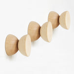 Load image into Gallery viewer, Geometric Beech Coat Hook - Set of 3
