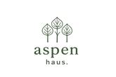 Logo for aspen haus.