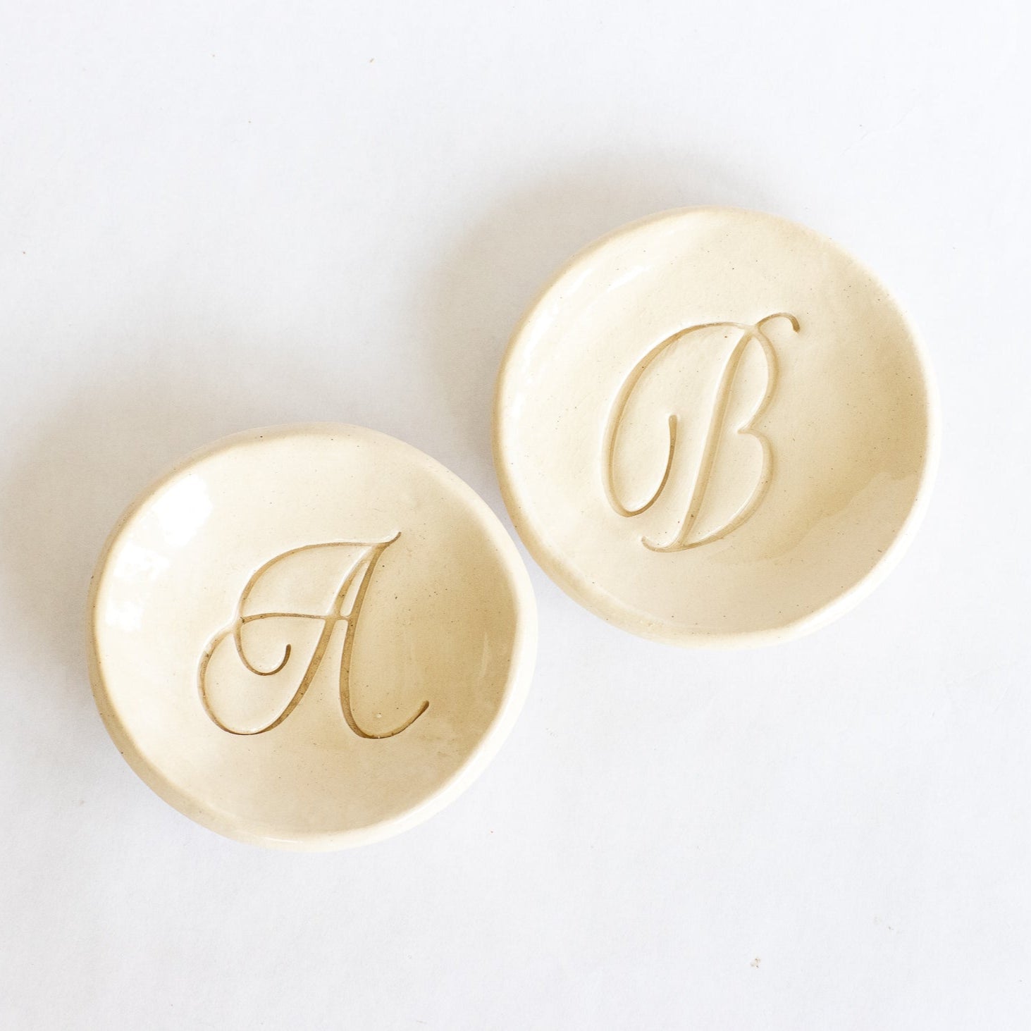 Monogram Ring Dish Without Gold