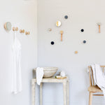 Load image into Gallery viewer, Geometric Beech Coat Hook - Set of 2
