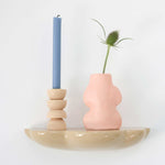 Load image into Gallery viewer, Fluxo Ceramic Vase -  Small Pink
