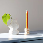 Load image into Gallery viewer, Fluxo Ceramic Vase -  Small White
