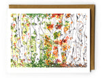 Load image into Gallery viewer, Birch Forest, Four Seasons - Blank Card
