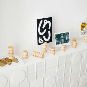 Totem Picture / Postcard Stands - Set of 5 Short